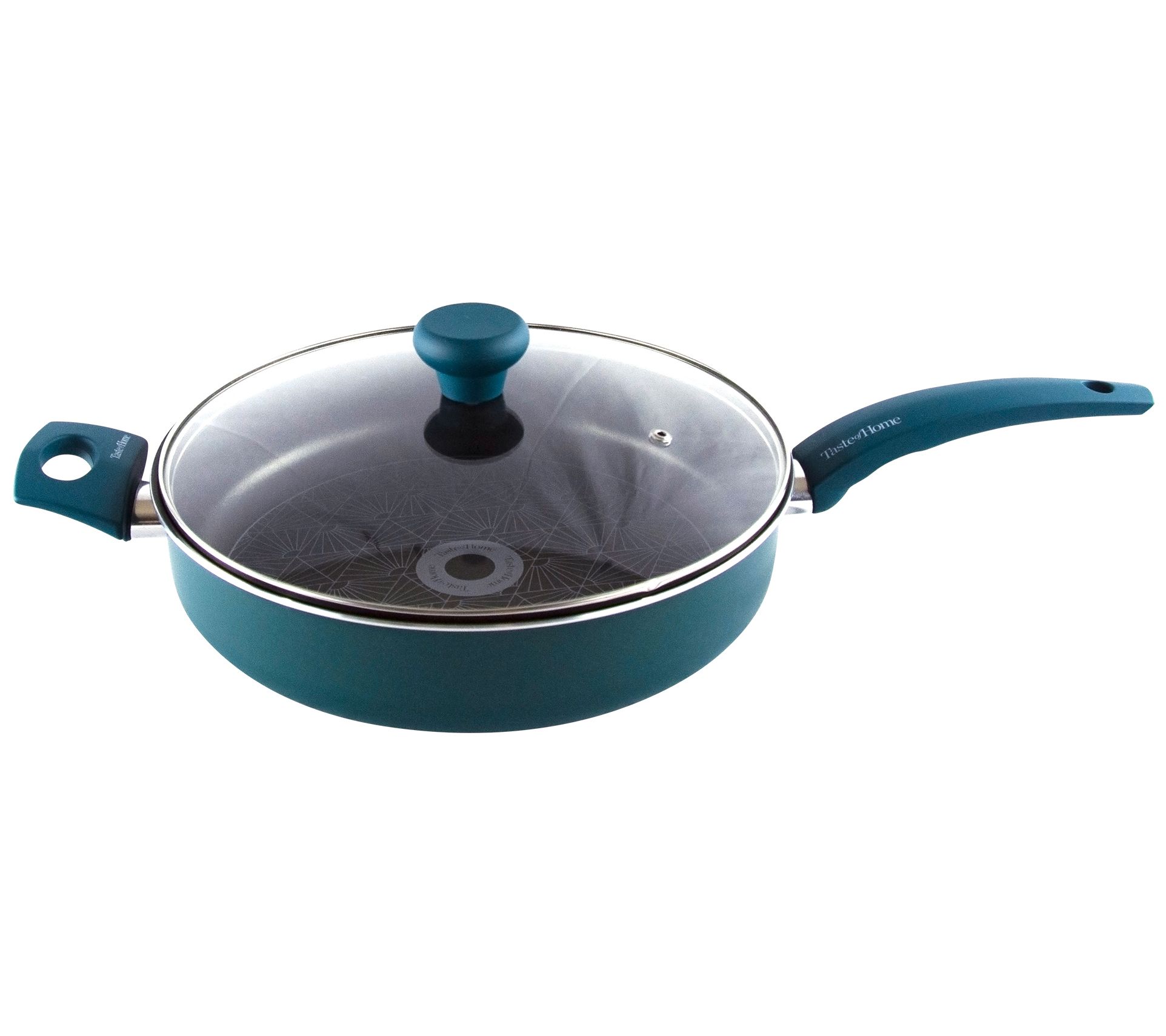 Taste of Home 4-Qt Nonstick Saute Pan with Lid Helper Handle