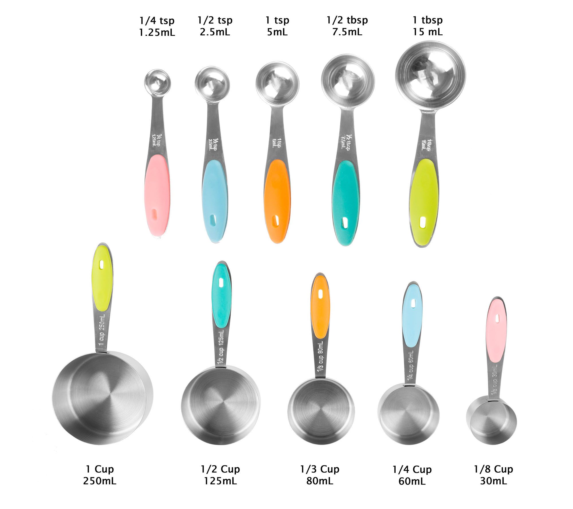 Classic Cuisine Stainless Steel Measuring Cups And Spoons Set Qvccom