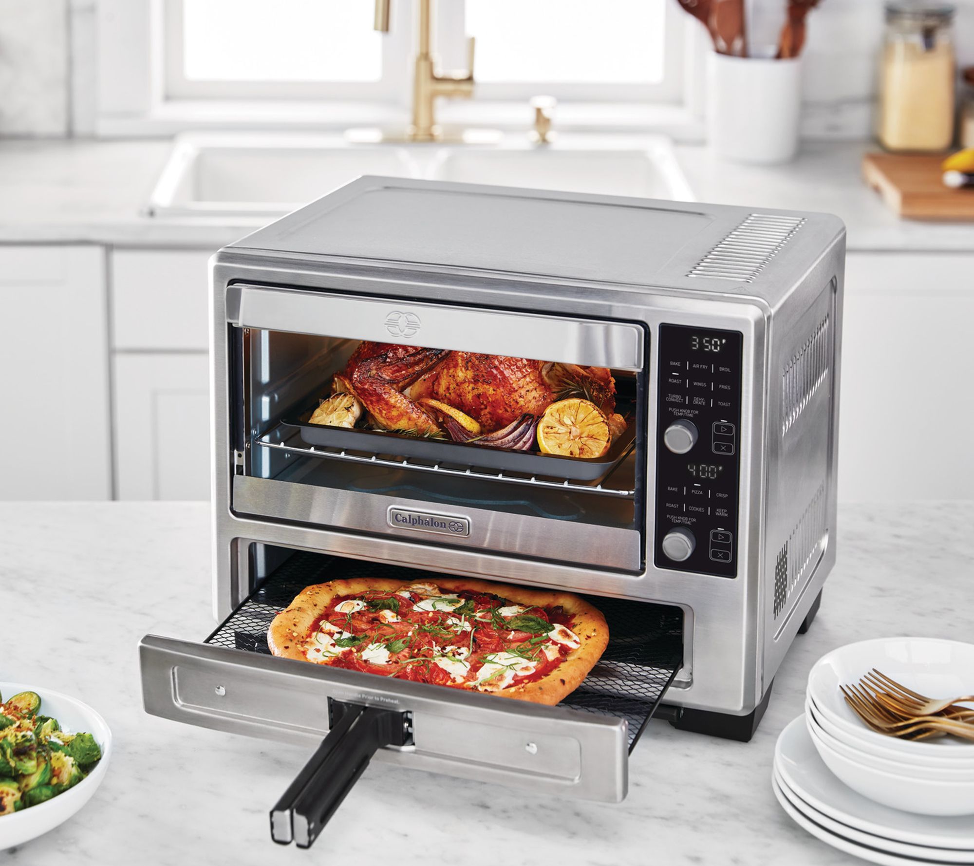 Calphalon Performance Dual Oven w/ Xpress Crisper Drawer