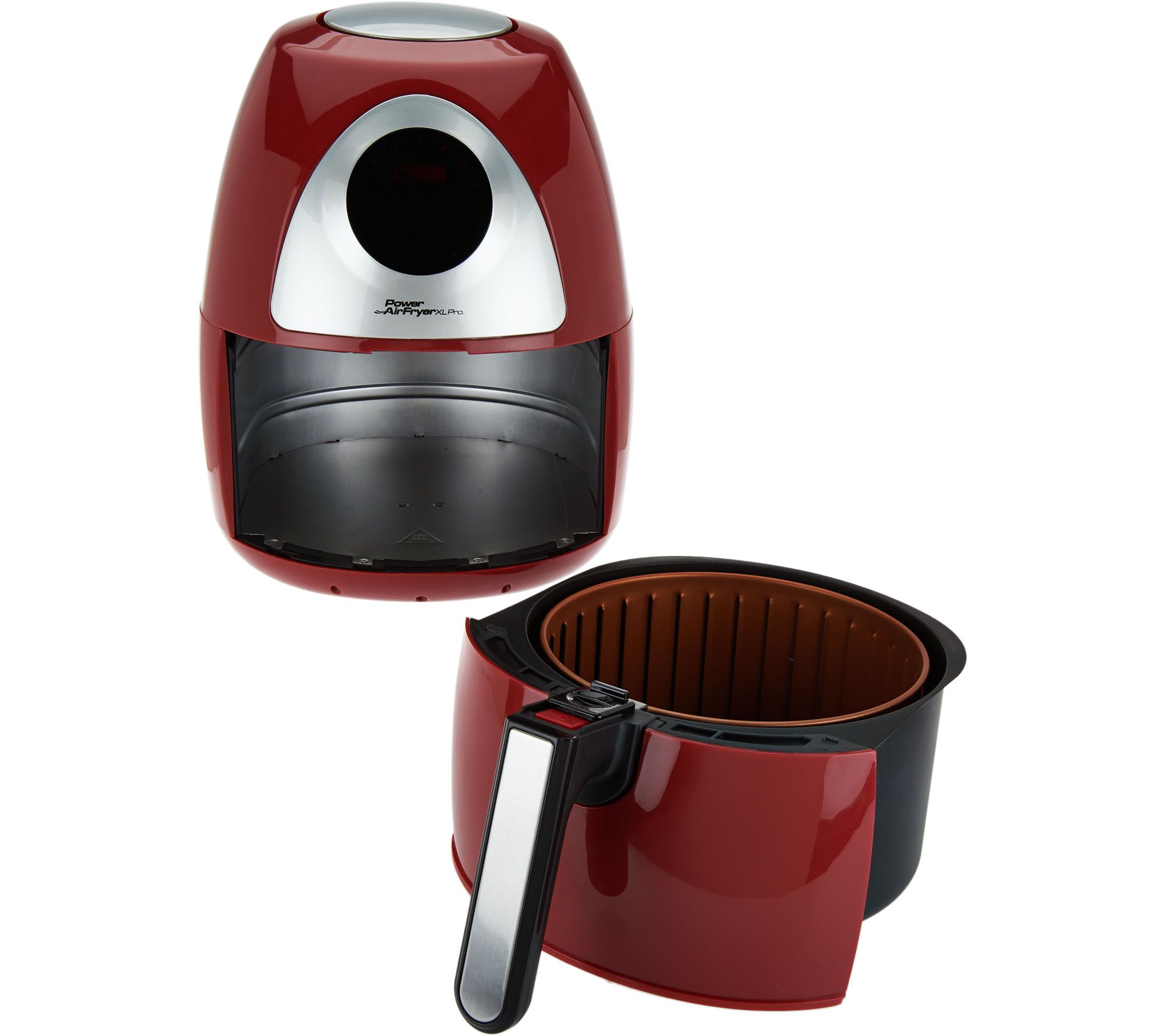 Power Air Fryer XL Pro 3.4qt Touchscreen with Barrel Pan & Grill Rack