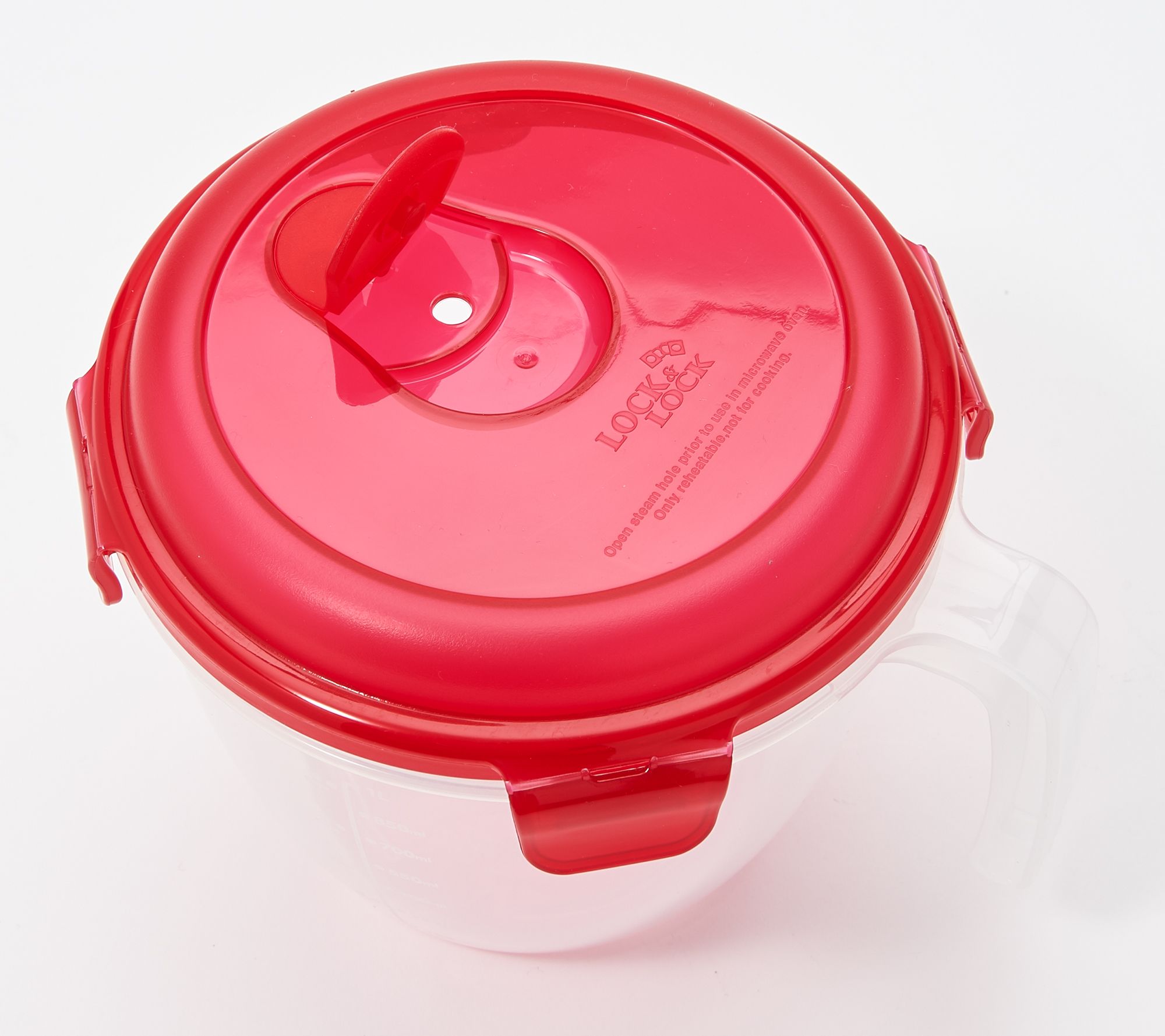 LocknLock Set of 4 Large Vented Bowls with Handles —