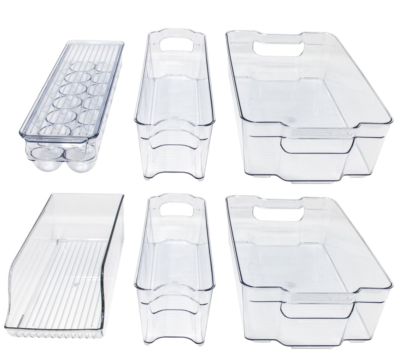 Sorbus 6-Piece Refrigerator & Freezer Organizer Bins