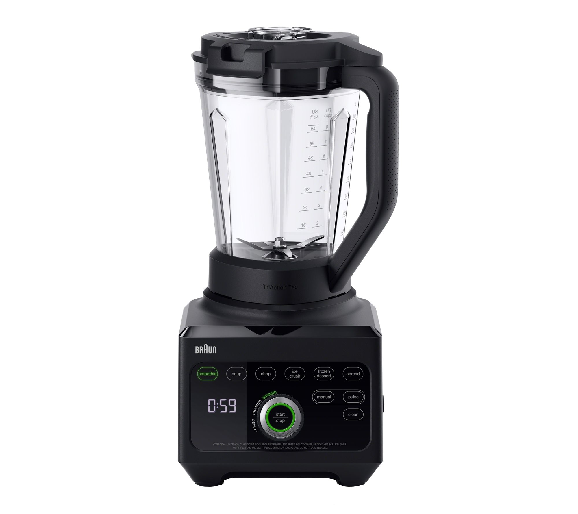 Braun TriForce Power Blender with Smoothie2Go B ttle