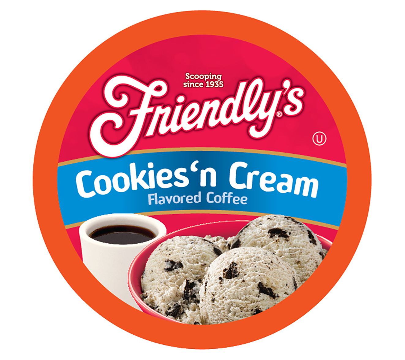 Friendly's 40-Count Cookies & Cream Flavored Coffee Pods