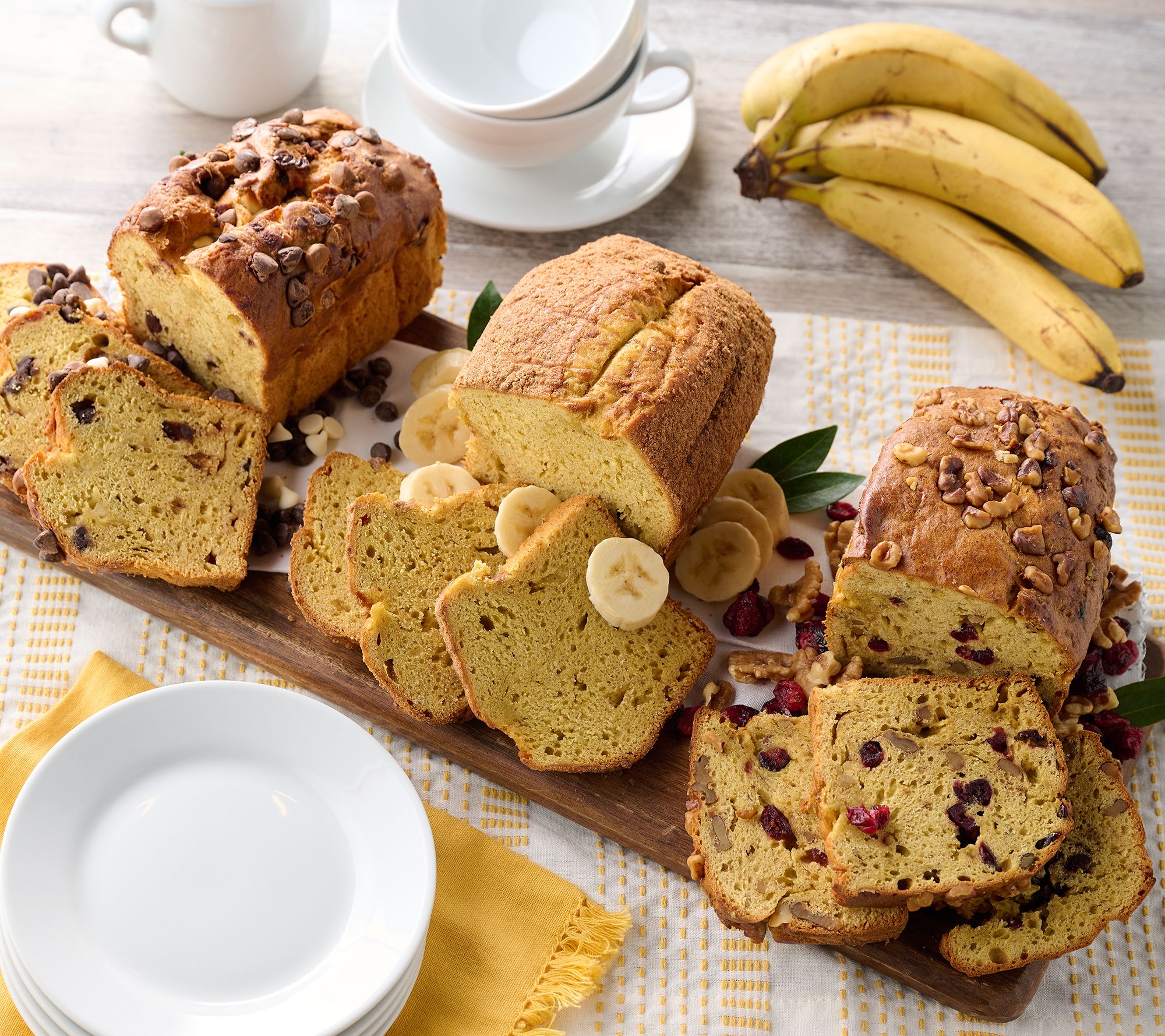 Bread & Bread (3) 24oz. Loaves Fresh Baked Banana Bread