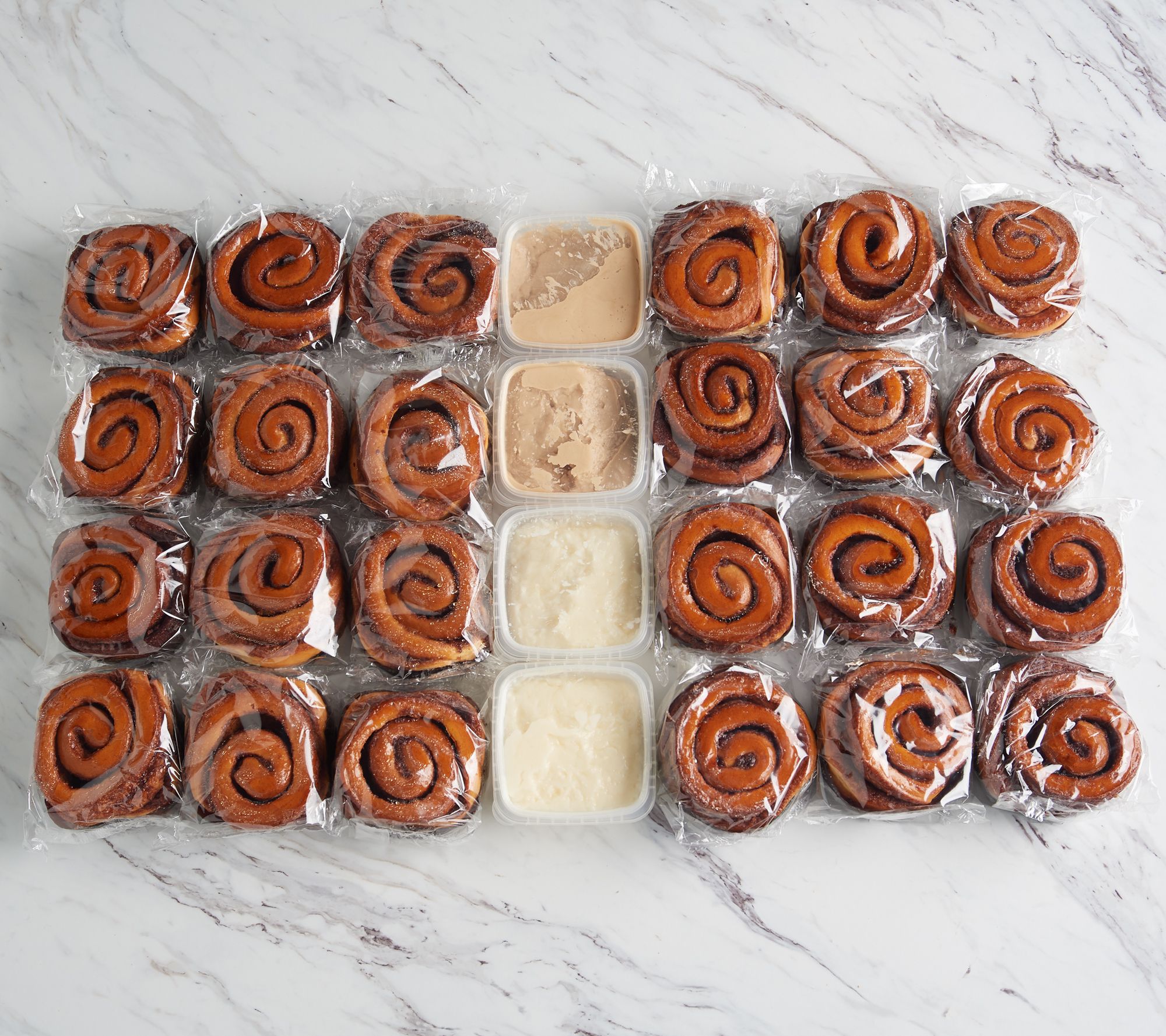 Jimmy the Baker (24) 5.25oz Cinnamon Rolls w/ Choice of Icing