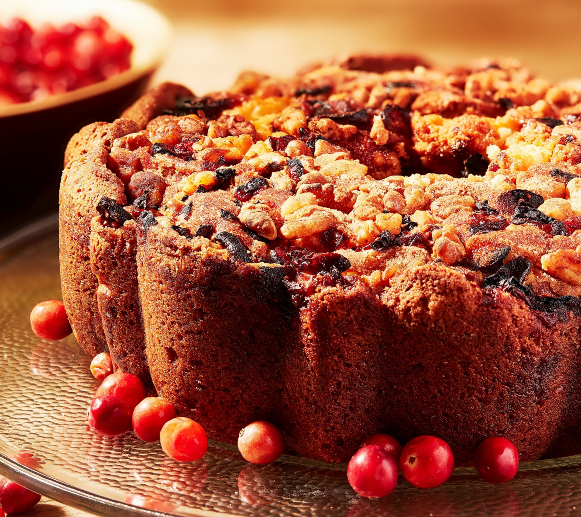My Grandma's 3.1lbs Cape Cod Cranberry WalnutCoffee Cake