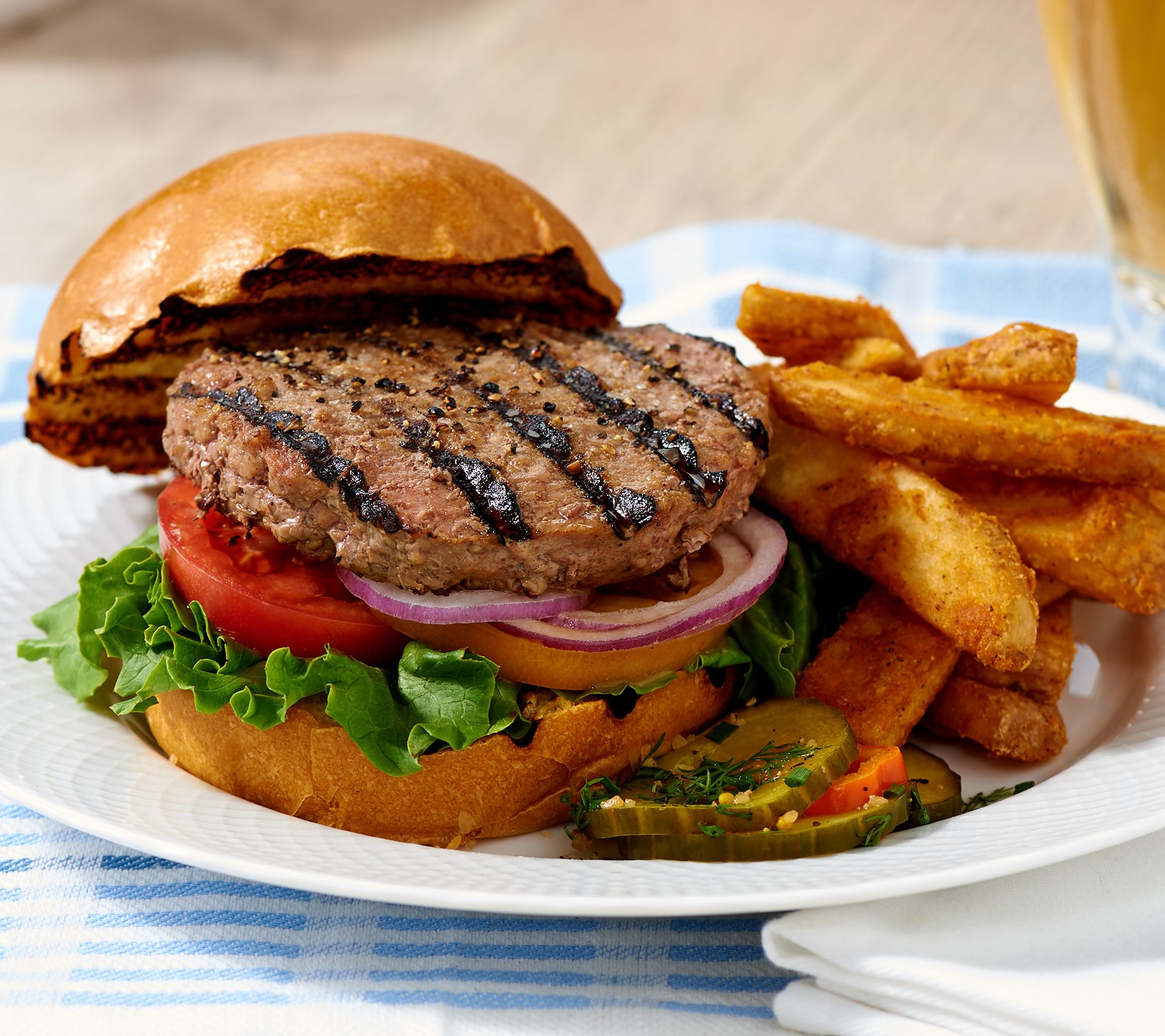 Kansas City (10) 6oz Brisket Burgers & 1lb Fries AutoDelivery