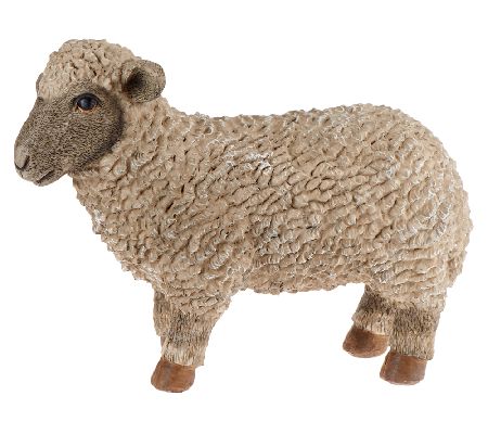 garden lamb statue