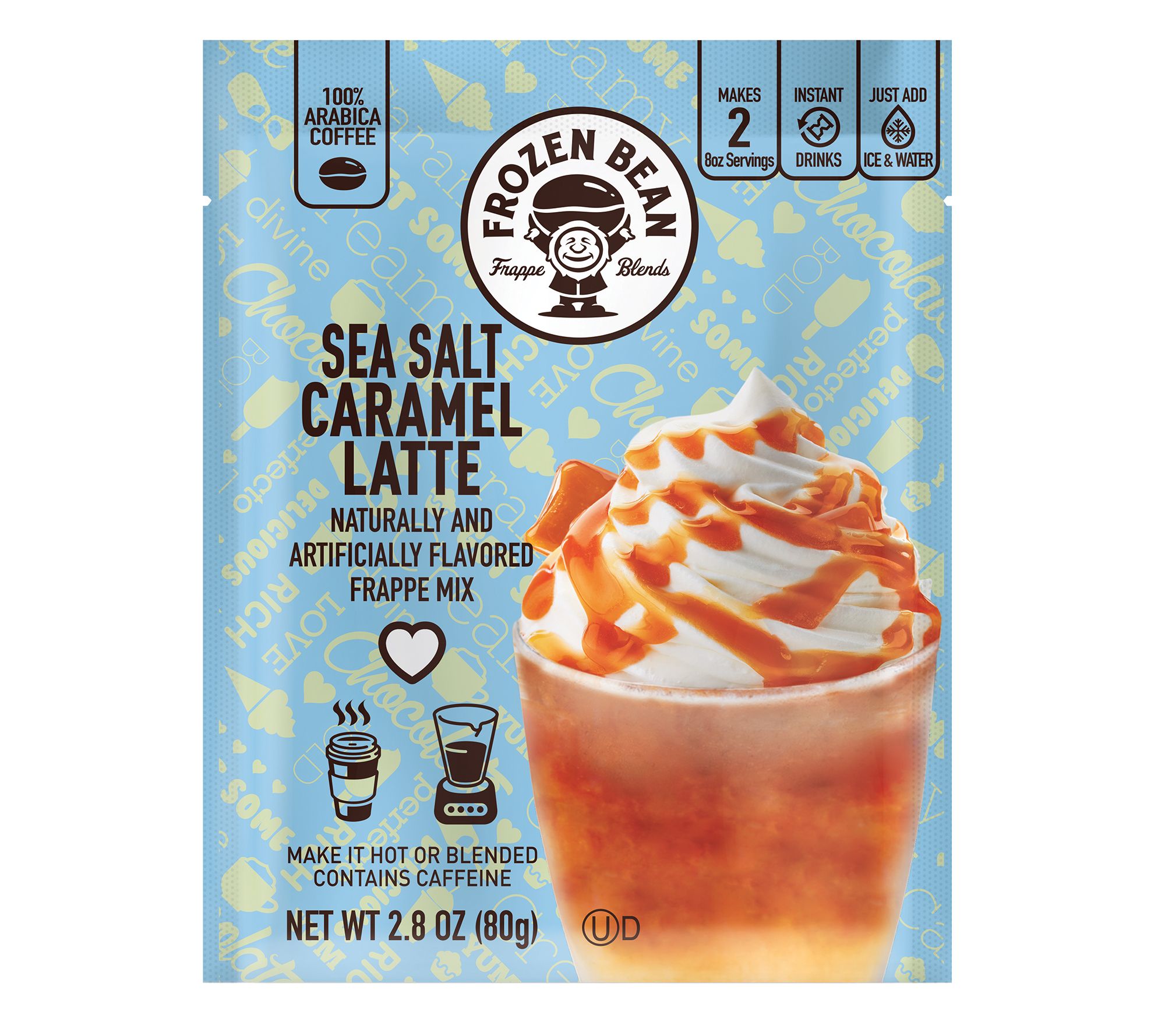 UPC 814879022977 product image for Frozen Bean 12 Ct Single Serve Sea Salt Caramel Latte Frappe | upcitemdb.com