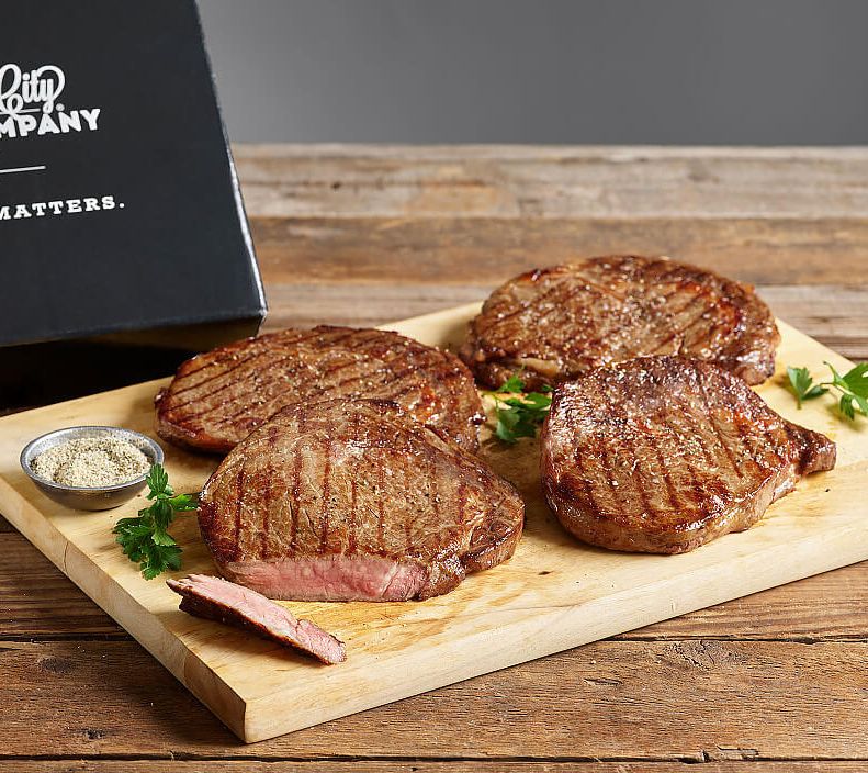 Kansas City Steak Co. (8) 10-oz Ribeye Steaks