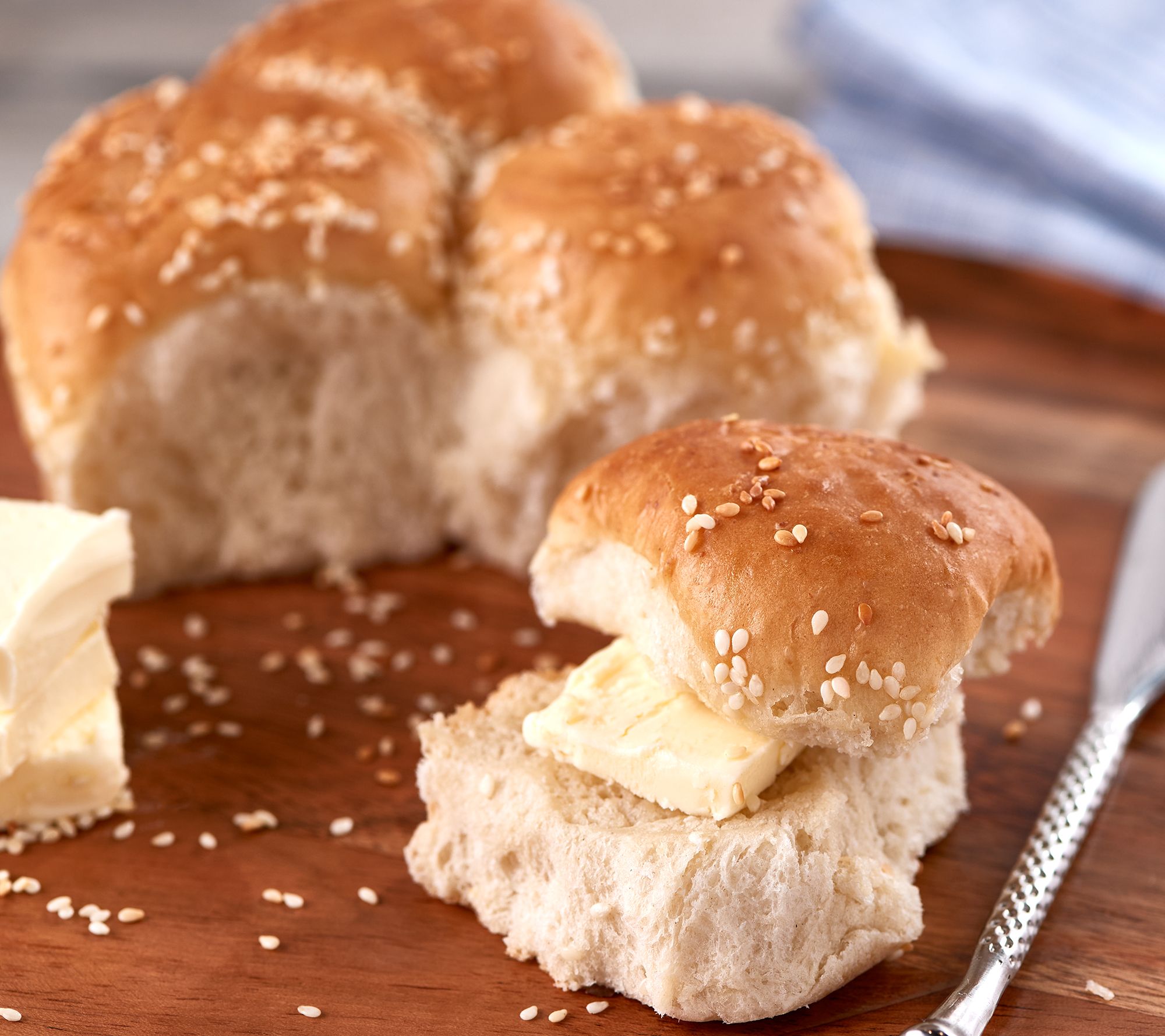 Bread & Bread (3) 8pc Trays Gourmet Pull Apart Dinner Rolls