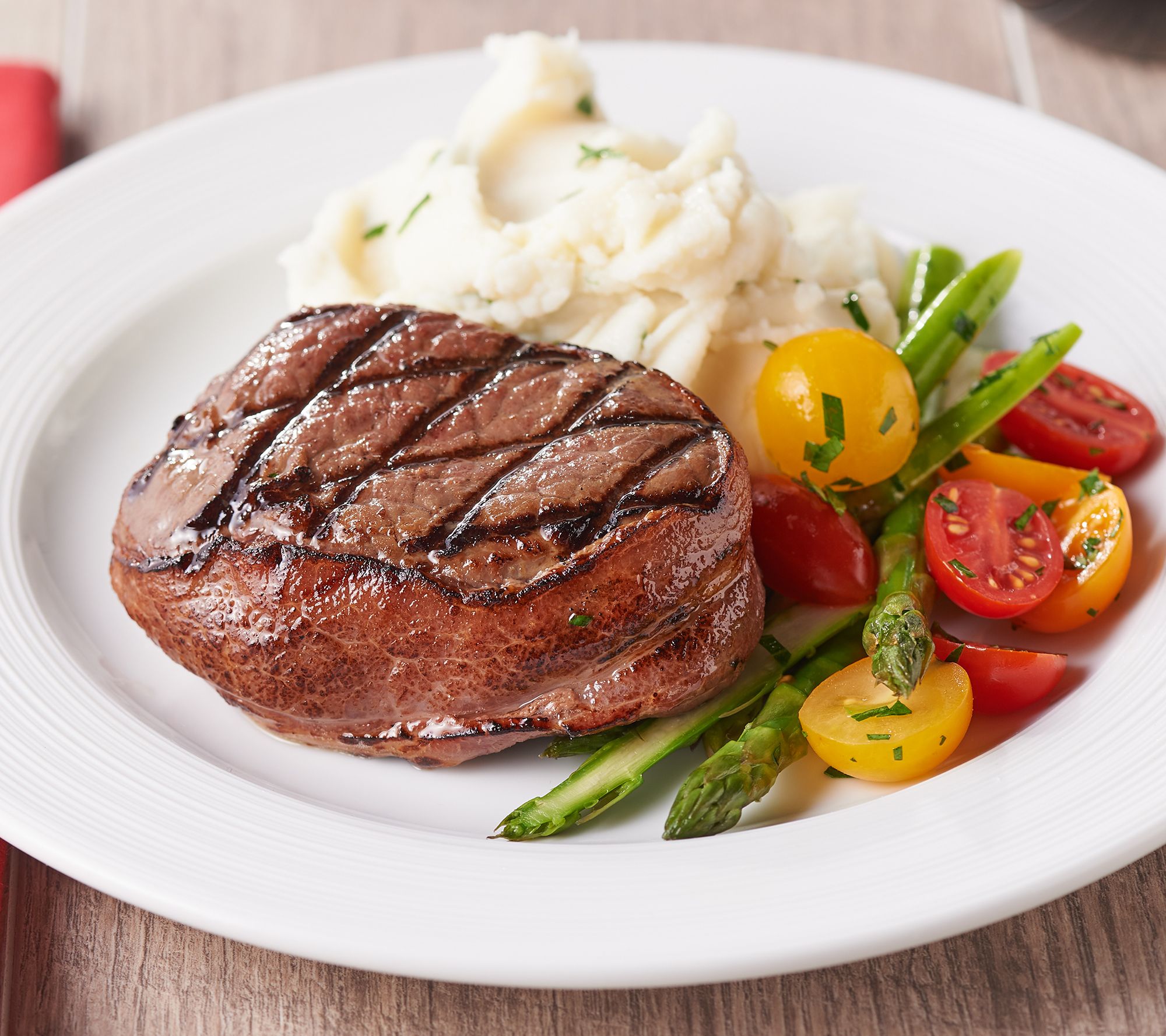 Kansas City (8) 6-oz Top Sirloin w/ Hickory Bacon