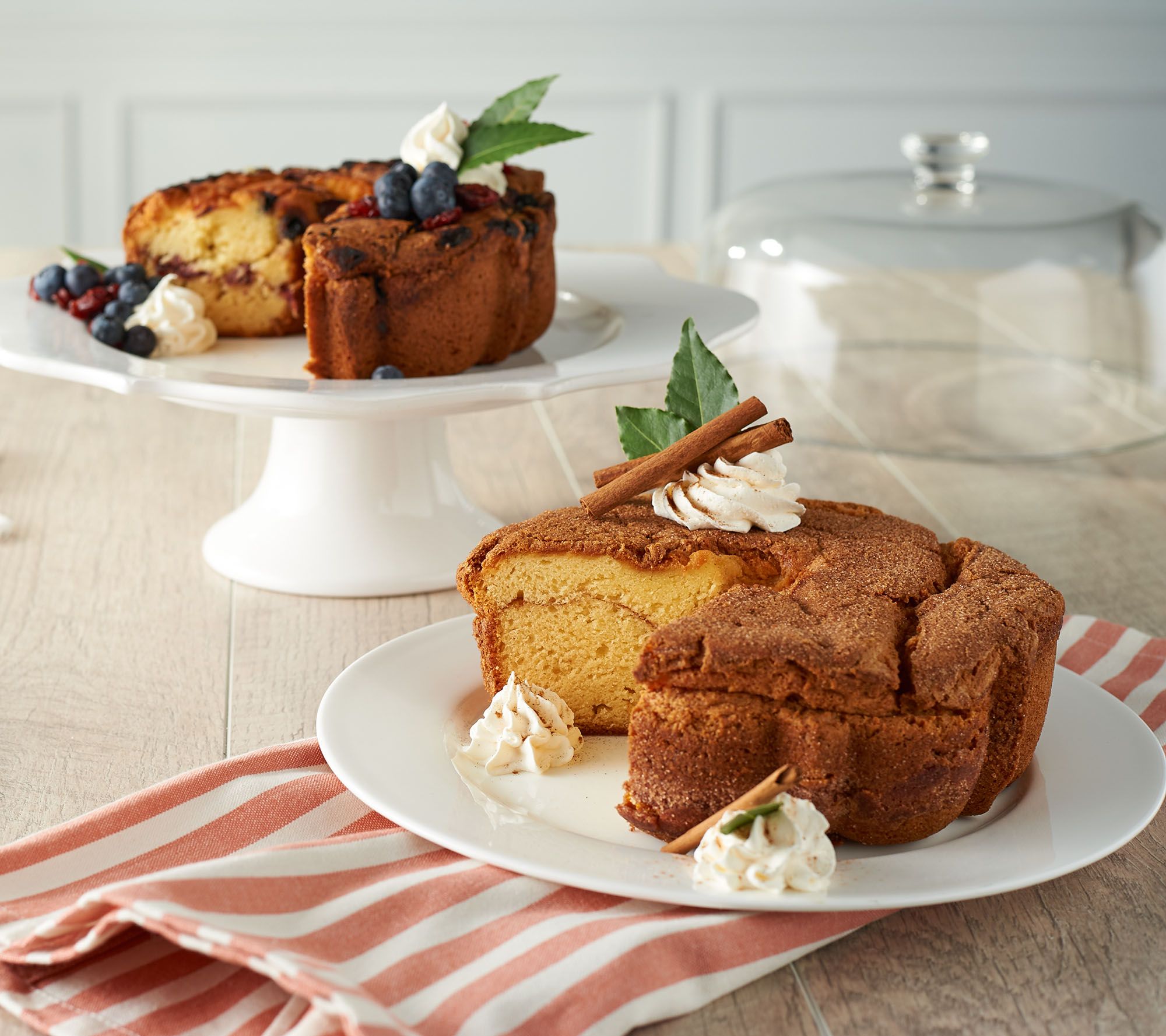 My Grandma's (2) 28oz Patriot and Cinnamon Coffee Cakes