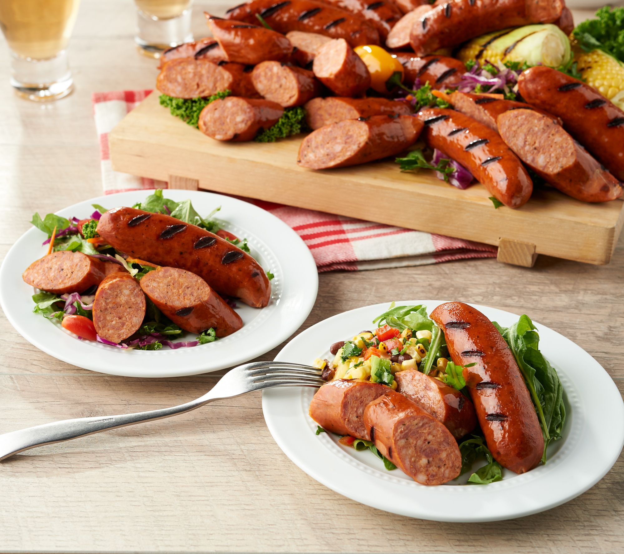 Corky's BBQ 4lbs BBQ Smoked Sausages Page 1 —