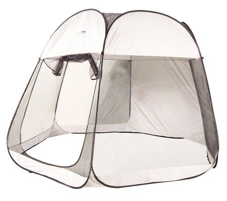 Playhut 10' x 10' EZ Twist Screen Room w/ 4 Solar Lights - Page 1 — QVC.com