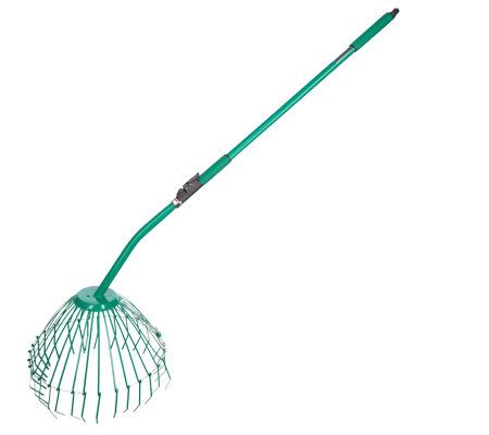 Garden Grabber Pro Lawn and Garden Rake w/ Locking Handle — QVC.com