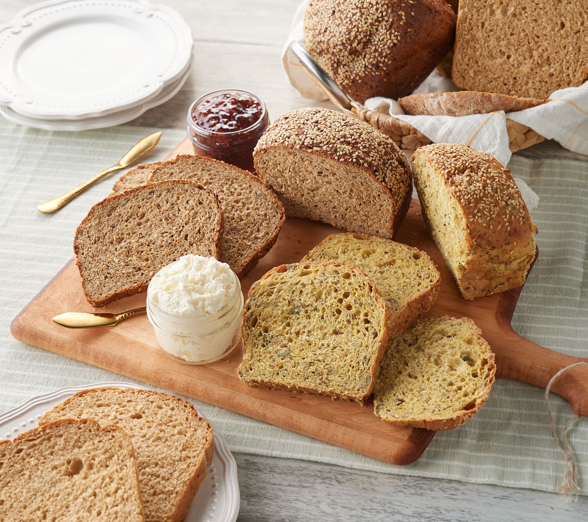 Bread & Bread (6) 11oz Loaves Fresh Baked Artisan Bread