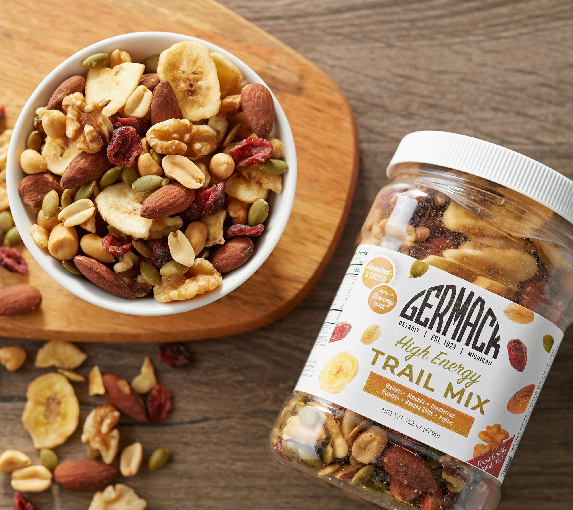 A-D Germack 2 Jars of High Energy Fruit Nut Mix Auto-Delivery