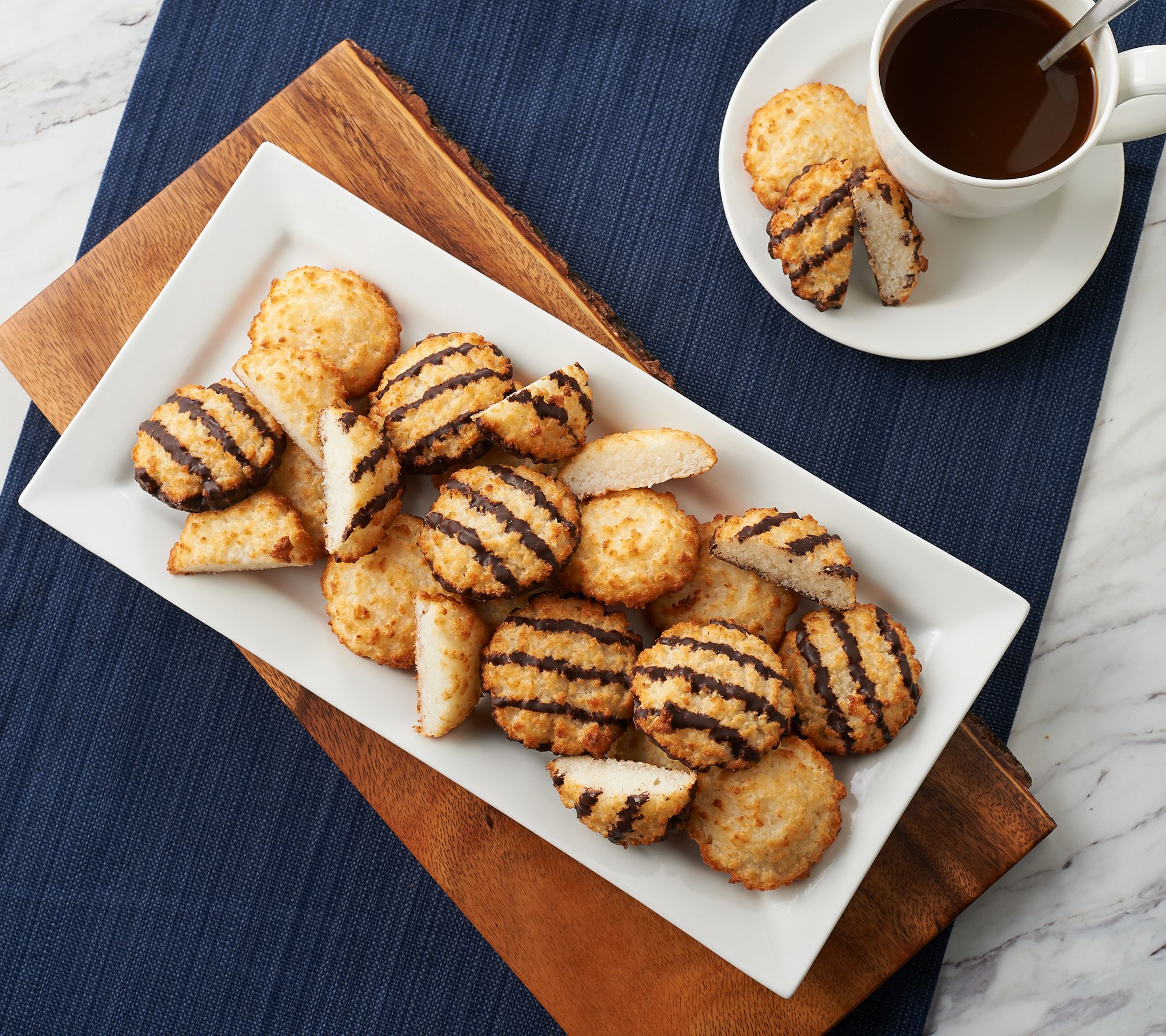 Poppies 48 Belgian Coconut Macaroons — QVC.com