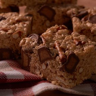 Pretzel Peanut Butter Rice Crispy Treats