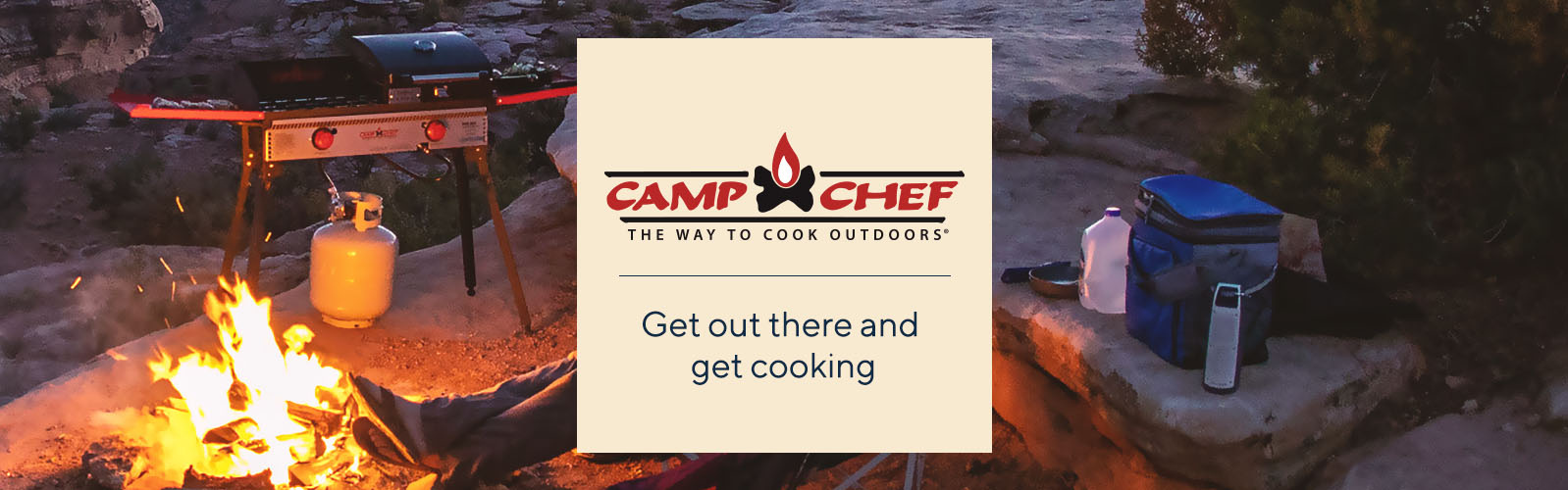 Camp Chef - The Way to Cook Outdoors.  Get out there and get cooking.