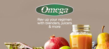 Omega, Rev up your regimen with blenders, juicers & more