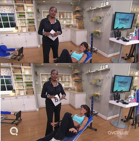 Jayne Brown with Total Gym