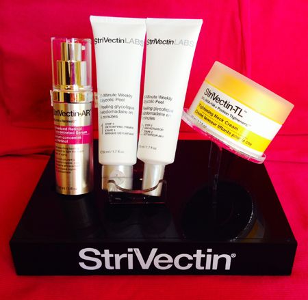 LABS 5-Minute Glycolic Peel, Advanced Retinol Concentrated Serum, and TL Neck Cream