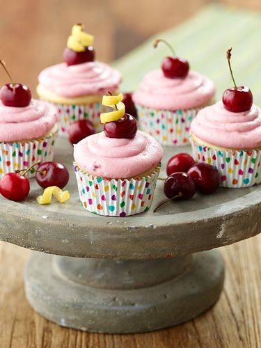 Cherry Sunshine Cupcakes
