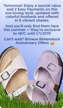 qvc birkenstock