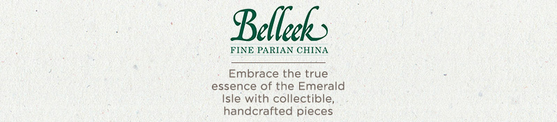 Belleek Irish Porcelain. Embrace the true essence of the Emerald Isle with collectible, handcrafted pieces