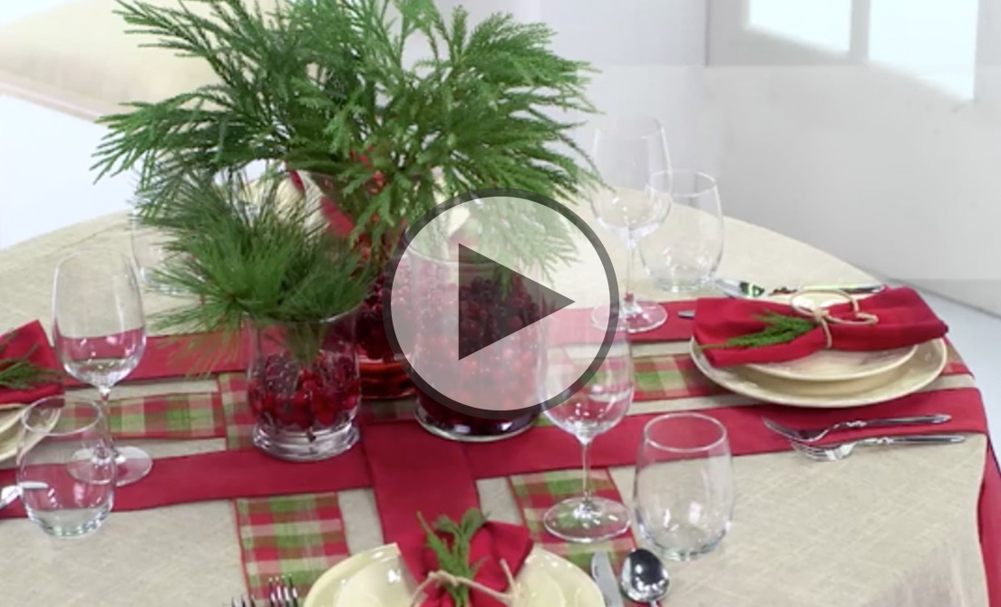 Elegant Holiday Table