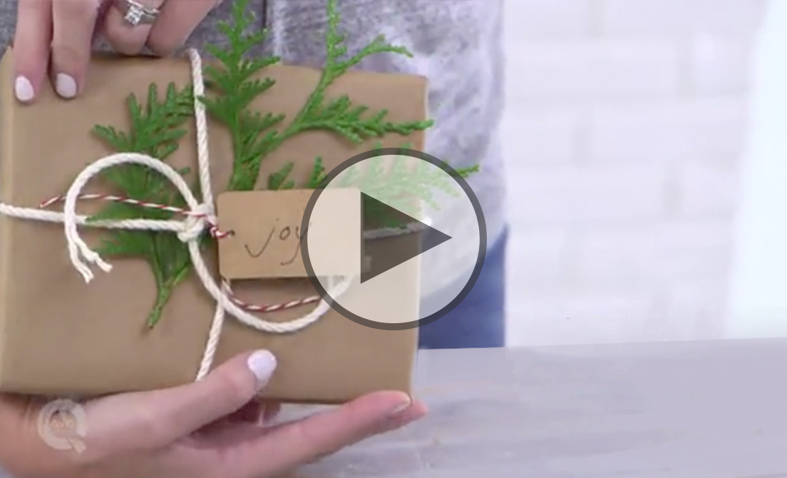 Rustic-Inspired Giftwrapping 