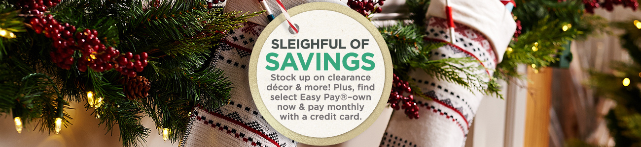 Holiday Décor Clearance Qvc Plus Find Select Sleighful Of Savings Stock Up On Clearance Décor More