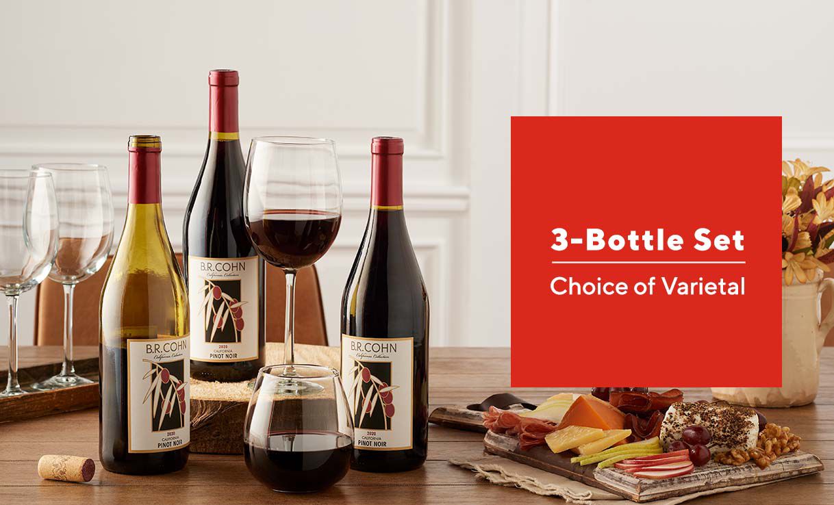 3-Bottle Set  Choice of Varietal