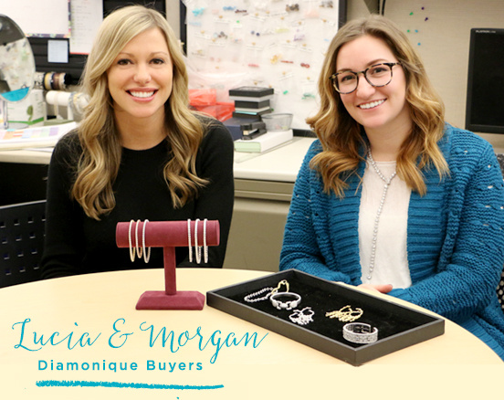 Lucia & Morgan. Diamonique Buyers