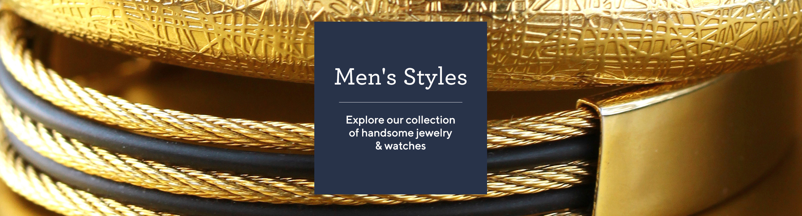 Men's Jewelry & Watches — Jewelry