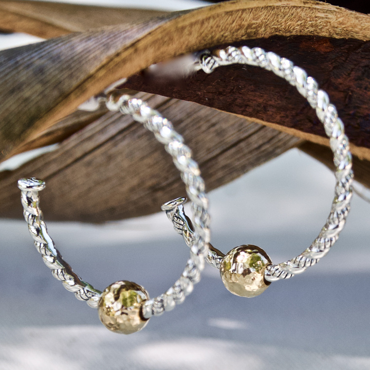 Earrings Gold Silver Stainless Steel More Qvc Hoops