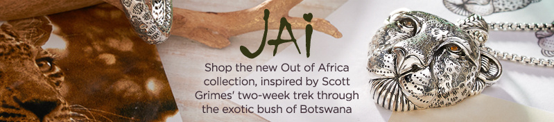 JAI — Shop the new Out of Africa collection, inspired by Scott Grimes' two-week trek through the exotic bush of Botswana