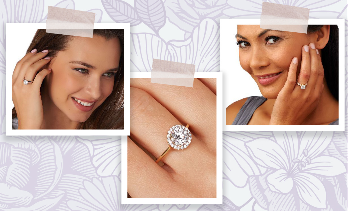Bridal Jewelry Diamond Pearl Wedding Qvc Engagement Rings
