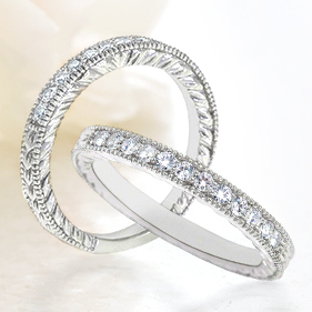 Bridal Jewelry Diamond Pearl Wedding Qvc Wedding Bands