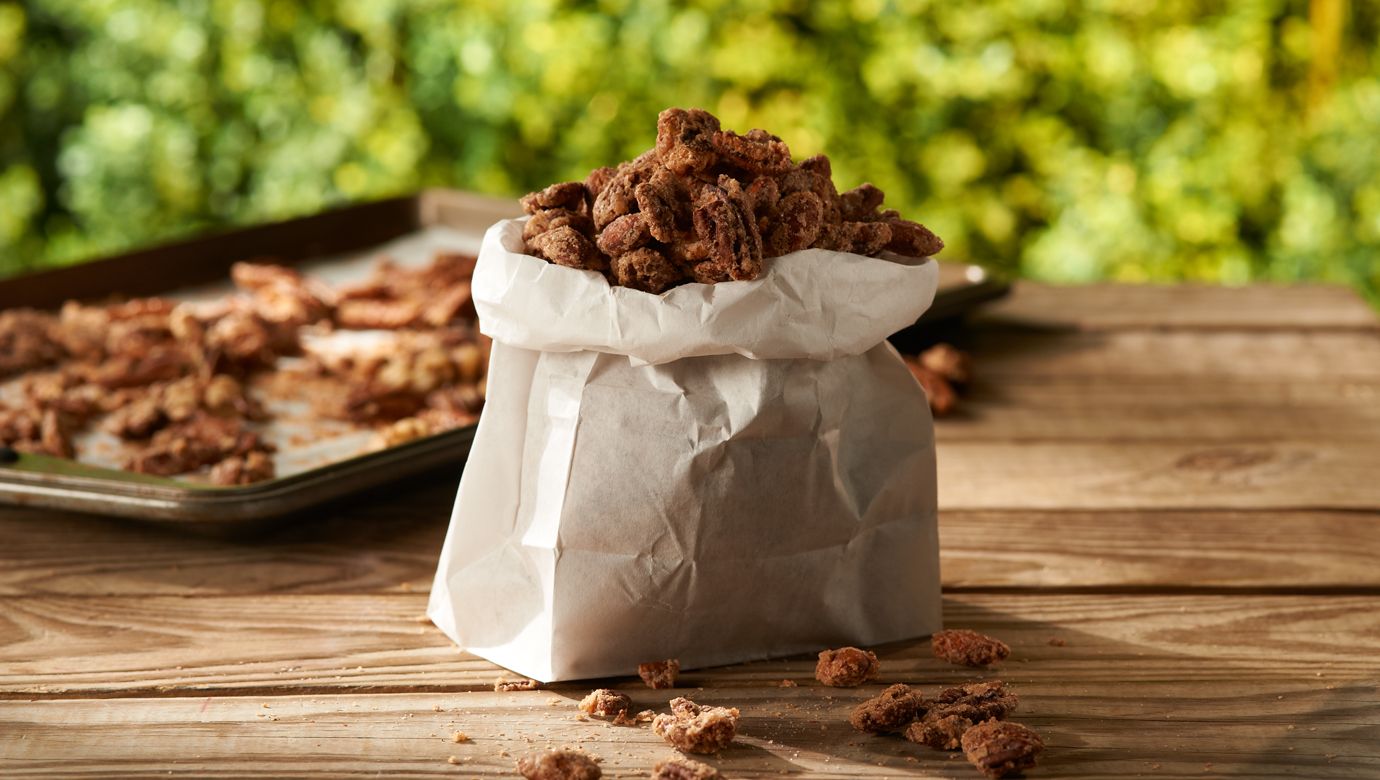 Roasted Mixed Nuts with Cinnamon & Sugar