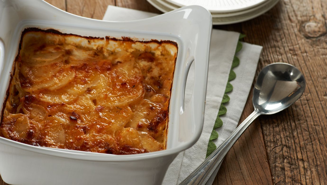 Cheesy Scalloped Potatoes With Ham Recipes Qvc Com