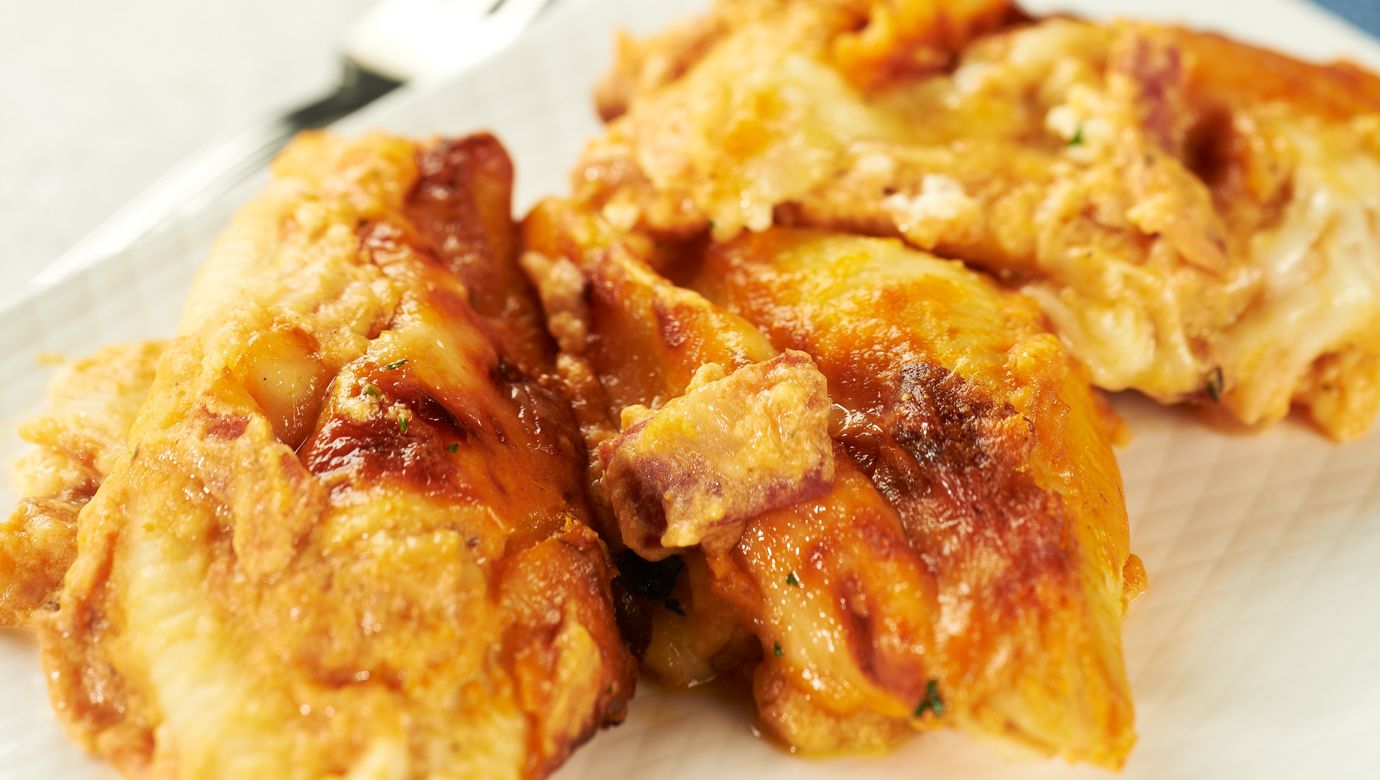 Stuffed Shells with Pumpkin-Bacon Sauce