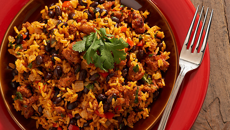 Chorizo and Black Bean Rice — Recipes — QVC.com