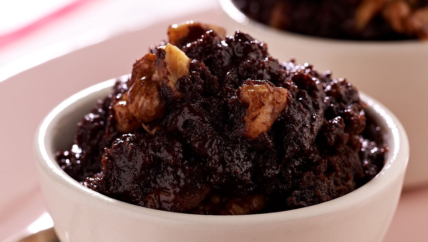 Slow Cooker Brownie Bread Pudding