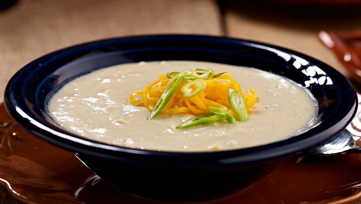 Chicken and Corn Chowder for the Vitamix