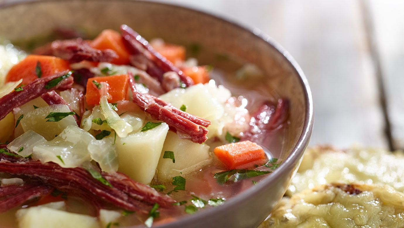 Corned Beef & Cabbage Stew