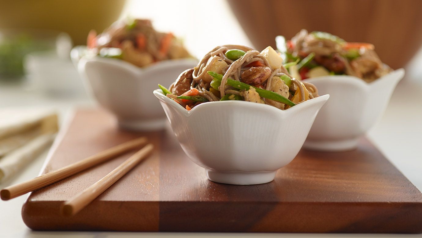 Cashew Chicken Soba Noodle Salad Recipes Qvc Com